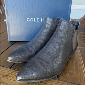 Cole Haan Women’s  Black Leather Chelsea Boots